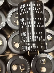 Condensador electrolítico Nippon Chemi-Con 10 piezas 10000uF 35v 85c - Imagen 1 de 2