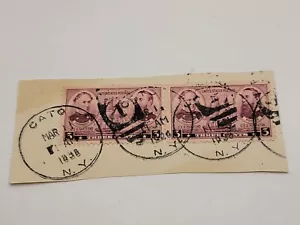 US 3 Cent Farragut And Porter Postage Stamp 1936 Scott 792 G US120 Cato 1938 - Picture 1 of 5