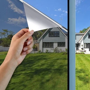 60*200cm Fensterfolie Anti-UV Büro Fensterfolie Sonnenschutz Selbstklebend - Bild 1 von 5