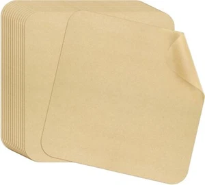 WMKGG 12 Inch Air Fryer Parchment Paper Squares, 100 Sheets Unbleached Pre-Cut B - Picture 1 of 3