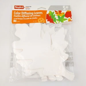 Roylco COLOR DIFFUSING LEAVES Paper - Oak, Maple, Sycamore, & Sweet Gum - 80 - Picture 1 of 2