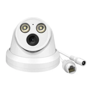 Cámara IP de red MIC a todo color compatible con Hik de 8 MP 4K PoE de 2,8 mm para exteriores - Imagen 1 de 13