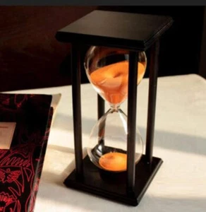 60 Minuten Sandglas-Timer Weißer Sand Sanduhr-Timer-Set Klassen zimmer - Bild 1 von 10