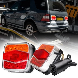 LED Wireless Magnetic Trailer Trail Towing Light Kit with 7 Pin for Truck Boat - Picture 1 of 6