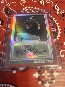 2010 Bowman Draft Picks&Prospects RED Auto Michael Ynoa #BPA-MY 25/50 ONLY ONE