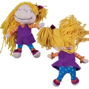 Vintage Nickelodeon Classic Rugrats ANGELICA PICKLES 11 Zoll groß Plüsch Stoff Puppe - Bild 1 von 11