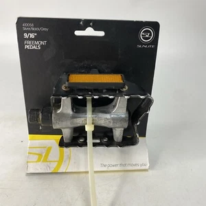 Sunlite Freemont Alloy Frame with nylon co-molded Sport Pedals, 9/16 Silver Pair - Picture 1 of 6