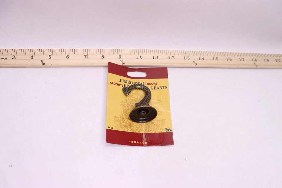 Gancho Panacea Jumbo Swag latón antiguo 86125 Foto 1 de 1