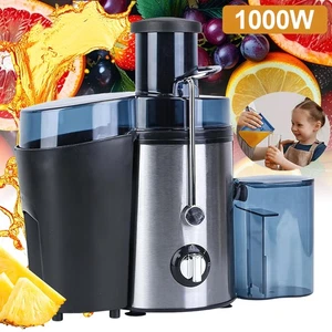 500ML Entsafter Für Obst Und Gemüse Aus Edelstahl 1000W Elektrische Saftpresse - Bild 1 von 21