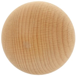  Bola de madera sin terminar bola de madera pintable hágalo usted mismo bola de pintura en blanco para hágalo usted mismo - Imagen 1 de 12