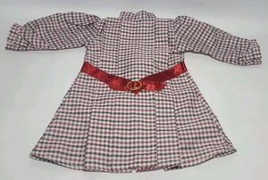 Vestido de repuesto a cuadros American Girl Doll Samantha Meet (T10) - Imagen 1 de 8