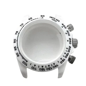 39MM Uhrengehäuse Saphirglasgehäuse für Quarz VK63 Uhrwerk Cases tragbar1267 - Bild 1 von 5