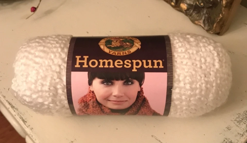 1 Skein Lion BRAND Homespun Yarn 023032793009 Hepplewhite