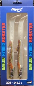 RAGLOU HYBRID MONSTER CM 200 GR . 145 FARBEN ABLY RAPALA KONFEKTION VON 2 STÜCK - Bild 1 von 1