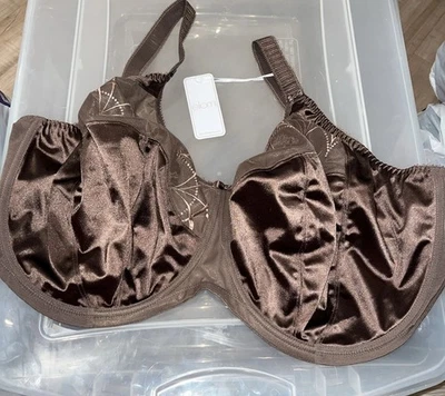 Sujetador Elomi EL4030PCN Cate con aros copa completa bandas en marrón talla 42M Foto 1 de 3