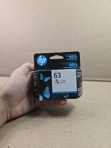 Genuine HP 63 Tri-color ink cartridge F6U61AN Exp: April 2023 Brand NOS - Picture 1 of 7