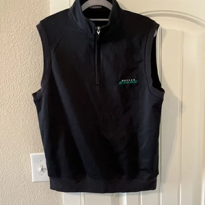 NHL Dallas Stars Quarter Zip Embroidered Womens Vest Black Size Small - Picture 1 of 3