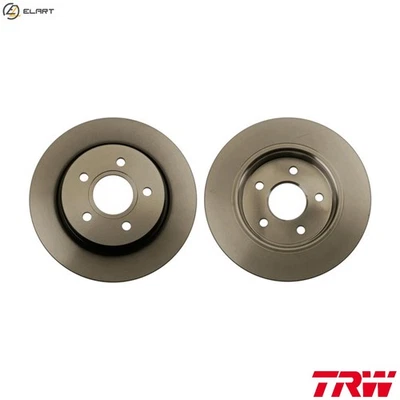 2x BRAKE DISC DF6139 FOR FORD AUSTRALIA PNDA 1.6L TXDB 2.0L MGDA 2.0L 4cyl 1.0L - Image 1 of 4