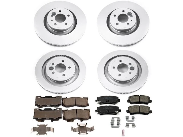 Front and Rear Brake Pad and Rotor Kit For 15-20 Ford Mustang EcoBoost GT JM16J1 — 第 1/1 张图片