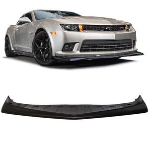 [SASA] Fit for 2014-2015 Chevy Camaro SS V8 Z28 PU Front Bumper Lip Splitter - Picture 1 of 5