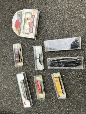 Train Set And Tracks Still In Original Boxes N Scale Atlas Brand - Image 1 of 4