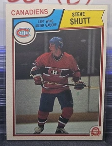 83-84 O-Pee-Chee Steve Shutt 🚨🚨🚨 Montreal Canadiens - Picture 1 of 2