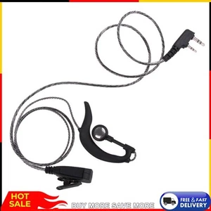 2-poliges Walkie-Talkie-Ohrhörer-Headset mit PTT-Mikrofon-Ohrhörer-Headset für B - Zdjęcie 1 z 11