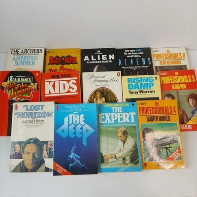 Vintage Film Tv  Radio Tie In Paperback Fiction Bundle 14 Books The Professions - Image 1 of 4