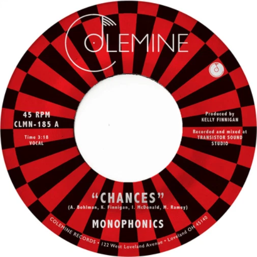 Monophonics Changes 7" Vinyl Single 2020 Colemine Records CLMN-185