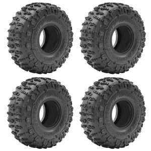 4PC Tires 1.9Inch Jconcepts Rubber Tyre Wheel Tires For 1:10 Rc Crawler Traxxas - Picture 1 of 5