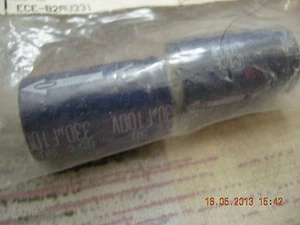 DIGI-KEY CAPACITORS P6412 CAP ALUM 330µF 100V 20% AXIAL NEW N PKG JAPAN - Picture 1 of 2