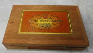 Henri Wintermans Wooden Cigar Box (to hold 25 Senoritas) - Picture 1 of 6