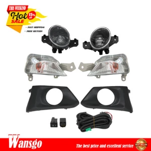 Pair Set For 2020-2022 Nissan Sentra Fog Lights Replacement LED Clear Lens L+R - Picture 1 of 12