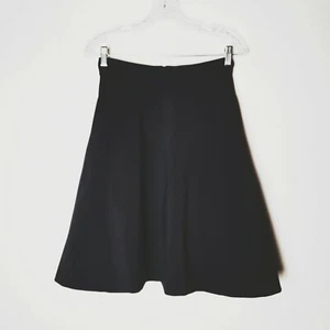 Banana Republic Sz 2P Black Knee Length High Rise Lined Fall Stretch ALine Skirt - Picture 1 of 6