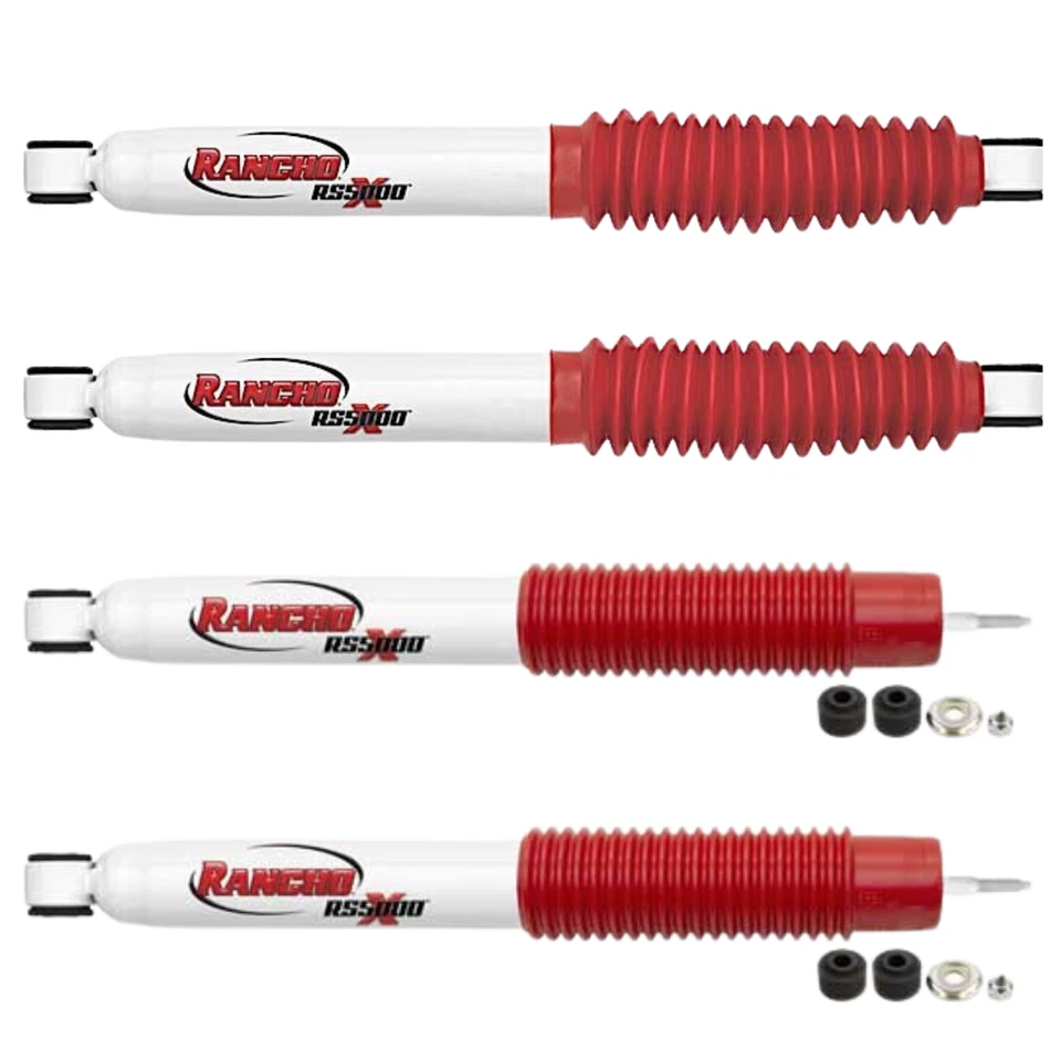 Amortecedores dianteiros e traseiros Rancho RS5000X | Compatível com Chevrolet Silverado 2500H 2001-2010  - Imagem 1 de 1