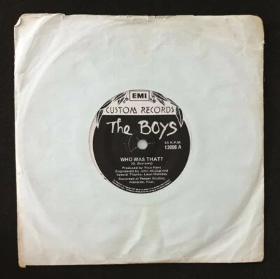 THE BOYS - '¿Quién era ese? - Disco único de vinilo I Don't Wanna Go' de 7" Foto 1 de 4
