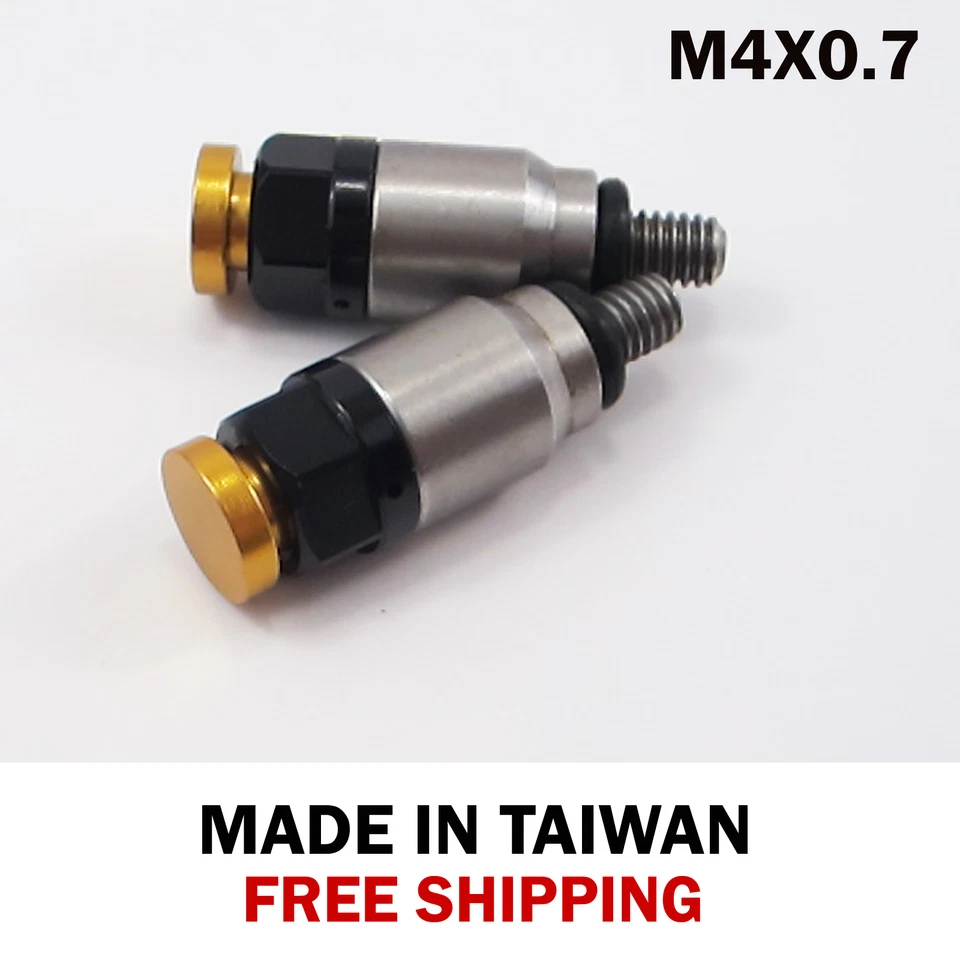 Válvula purga horquilla KTM WP 43mm y 48mm horquillas-M4x0.7 botón dorado Foto 1 de 4