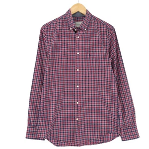 Vintage Peak Performance Men Shirt Check Cotton Rg9 Size S - Picture 1 of 7