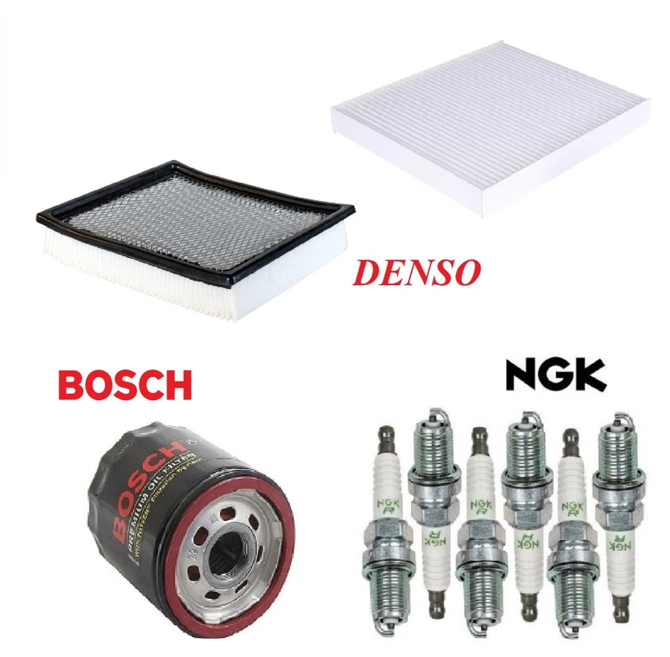 Kit de afinación filtros bujías aptos para Dodge Journey V6; 3,5 L 2009-2010 Foto 1 de 1