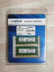  Crucial Apple 4GB PC3L 10600 1333 DDR3 Sodimm Laptop Mac RAM Memory 1x 4096MB - Picture 1 of 6