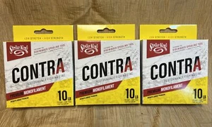 Línea de pesca 3x Strike King Contra Premium monofilamento 10 lb transparente 330 yardas Ea - Imagen 1 de 3