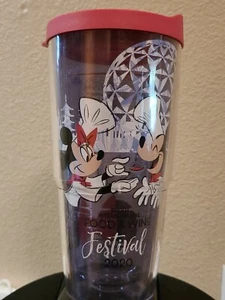 2020 Disney Epcot Food Wine Festival Chef Mickey Minnie Mouse 24 Tervis Tumbler - Picture 1 of 4