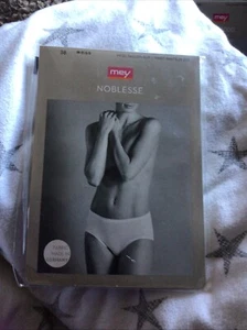 Mey 29225 Noblesse Peru Pima Cotton White Waist Pants Brief Briefs Size 12 38 - Picture 1 of 2