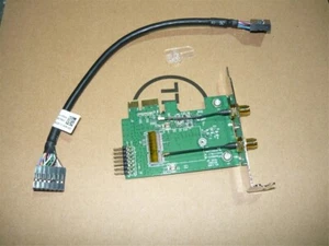 Tarjeta adaptadora WiFi Dell Mini PCI-E a PCI-E con soporte de media altura - Imagen 1 de 2