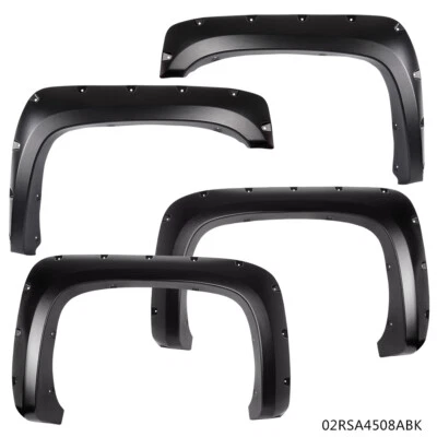 Fit For 07-14 Silverado 1500 2500/3500HD Factory Style Fender Flares Bolt on Foto 1 de 4