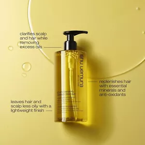 Shu Uemura Pure Serenity Clarifying Shampoo 13.4oz - Removes Dirt and Products - Picture 1 of 7