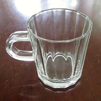 Taza de café Oxford Bormioli Americano Vitrosax vidrio Italia Roberto Menghi  Foto 1 de 4