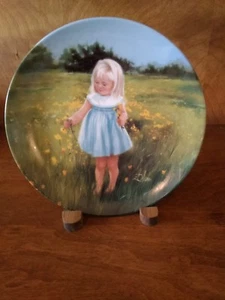 Donald Zolan "Meadow Magic" 1989 Collectible Plate - Picture 1 of 5