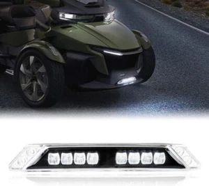LED Front Spot lamps For Can Am Spyder RT 219400991 2020-2022 2023 Bumper Light - Picture 1 of 16