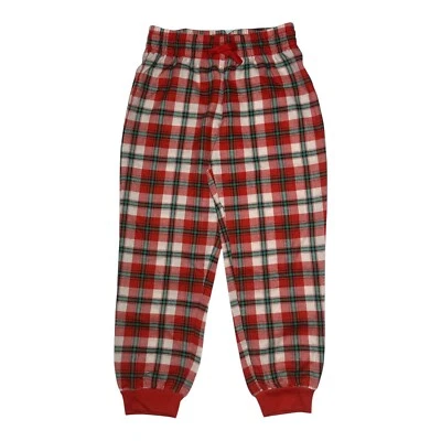 Cat & Jack - Unisex Gingham Plaid Pajama Pants - Red - Size XS (4/5) - Kids - Image 1 of 4